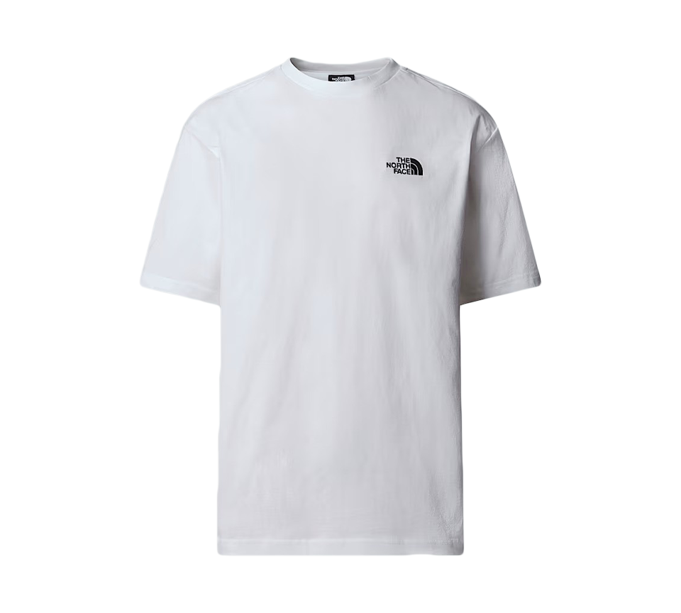 TNF Simple Dome Tee Mens Black White Short Sleeve T-Shirt UK S-XL