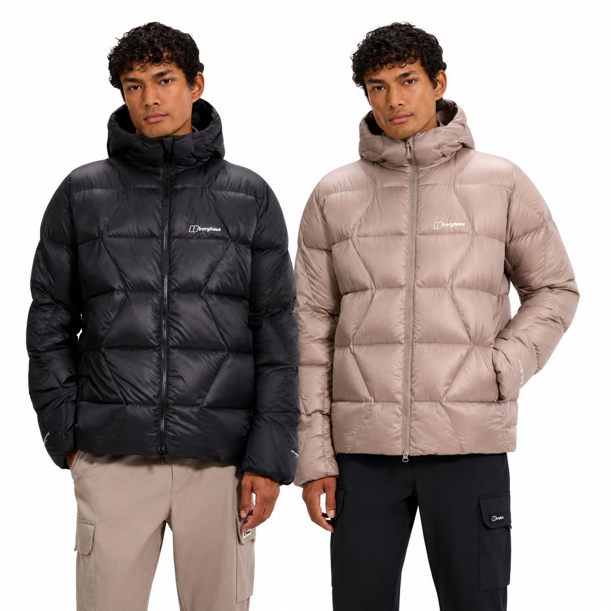 Berghaus Explorer Down Jacket for Mens Black Natural UK S-2XL