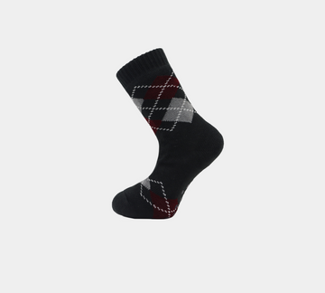 Mens 4.7 TOG Thermal Fleece Sherpa Lining Socks Argyle Multi Colour UK 6-11