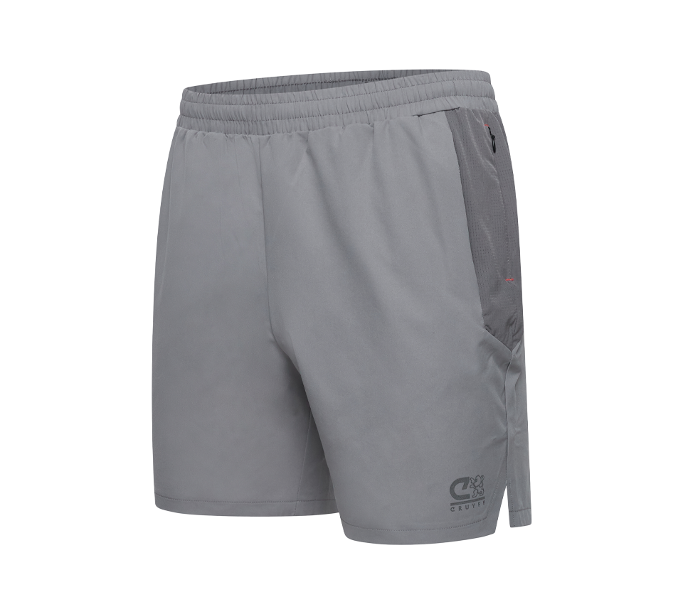 Cruyff Flame Shorts Mens Athletic Shorts Black Grey - UK S-2XL