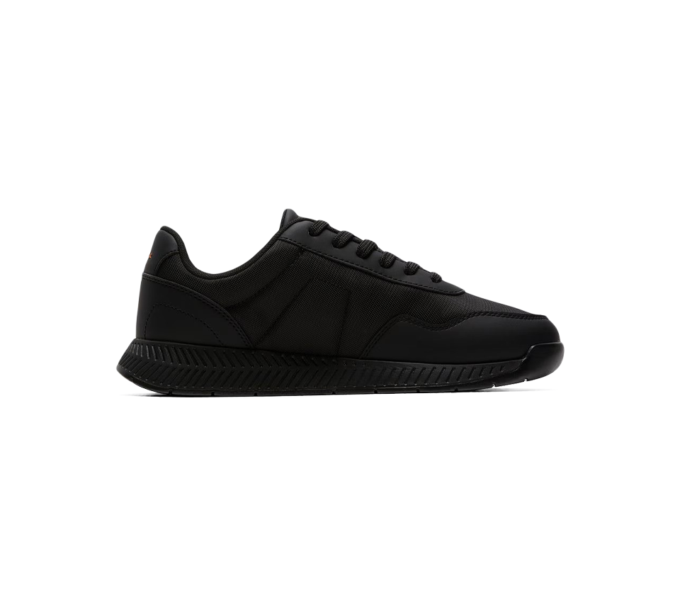Hugo Boss Titanium Mens Trainers Black Dark Blue Casual Sneakers