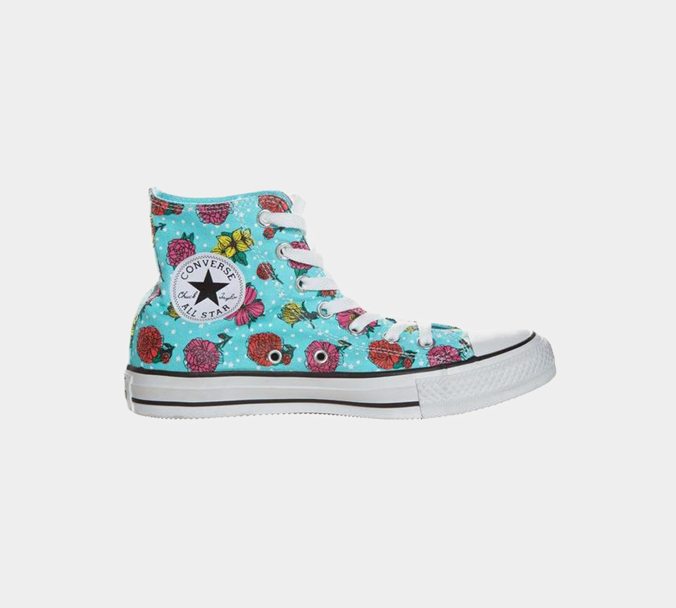 Converse Chuck Taylor All Star Womens High Top Peacock Trainers UK 3-8
