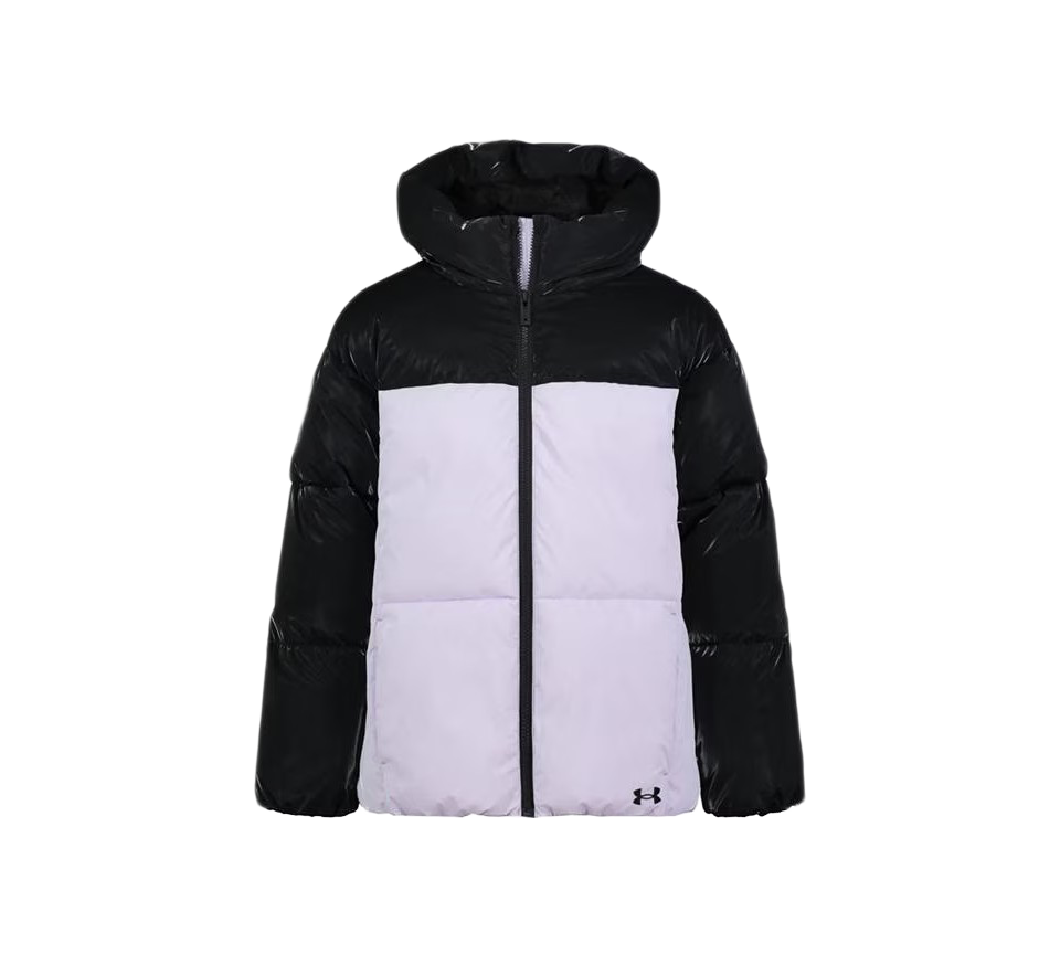 Under Armour Prime Vol Puffer Junior Girls Black/Purple UK S-XL