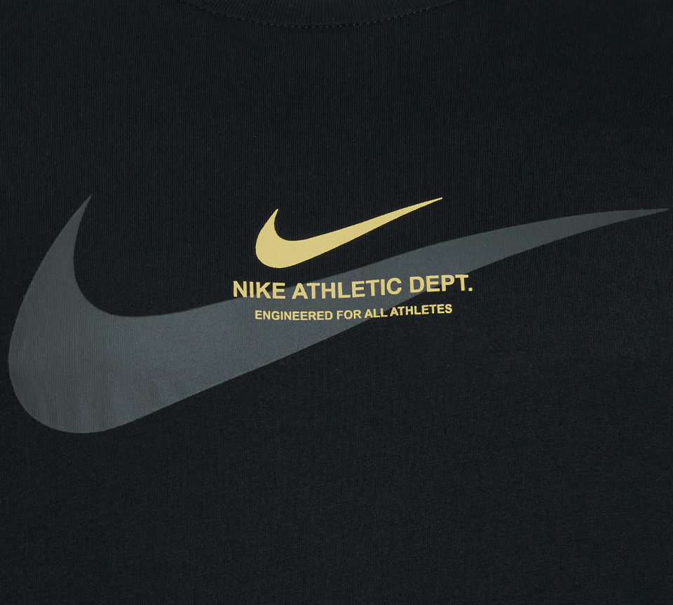Nike Athletic Dept Tee Mens Black and Blue Short Sleeve Crew Neck T-Shirt UK S-XL