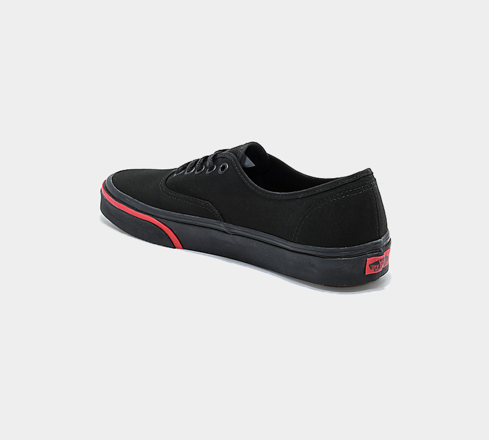 Vans Flame Wall Authentic Black Trainers Unisex Shoes UK 4