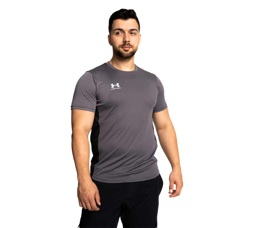 Under Armour Challenger Training T-Shirt Mens Midnight Navy and Starlight Gym Tee UK S-2XL
