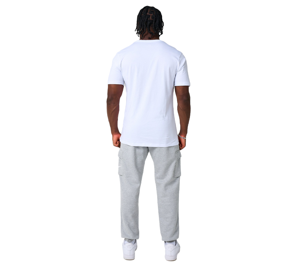 Nike Stack Logo Tee Mens Black and White Short Sleeve Crew Neck T-Shirt UK S-2XL
