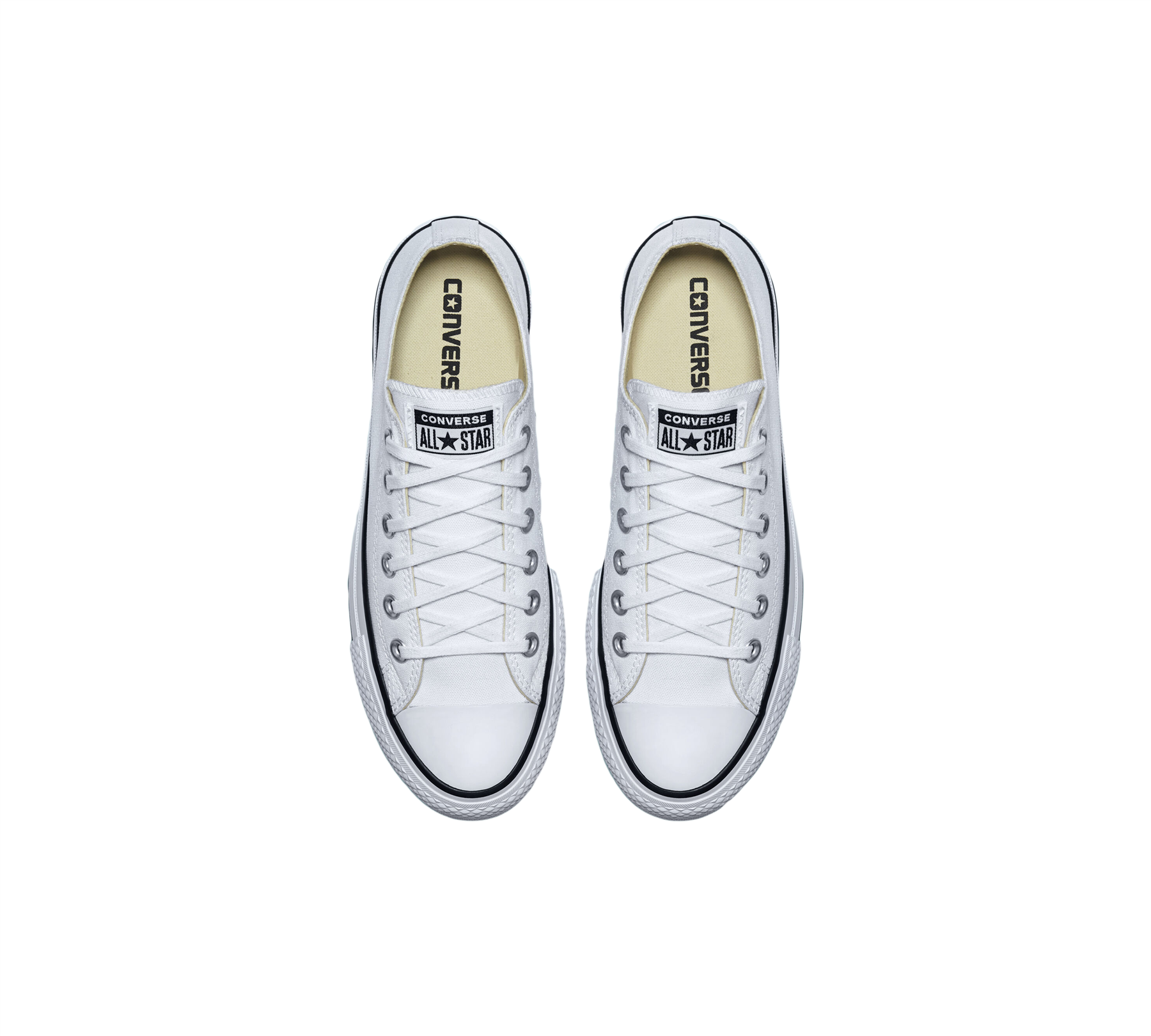 Converse Chuck Taylor All Star Lift OX White Womens Shoes UK 3-8