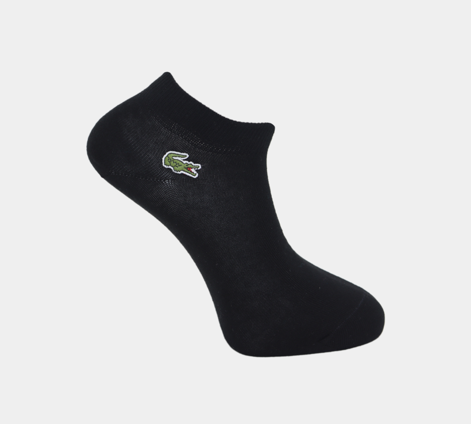 Lacoste 3-Pack Mens Cotton Jersey Blend Socks Blue/Black/White UK 3.5-11