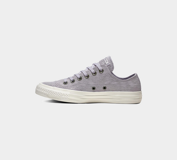 Converse Chuck Taylor All Star Precious Metal Suede Womens Low Top Purple UK 3-8