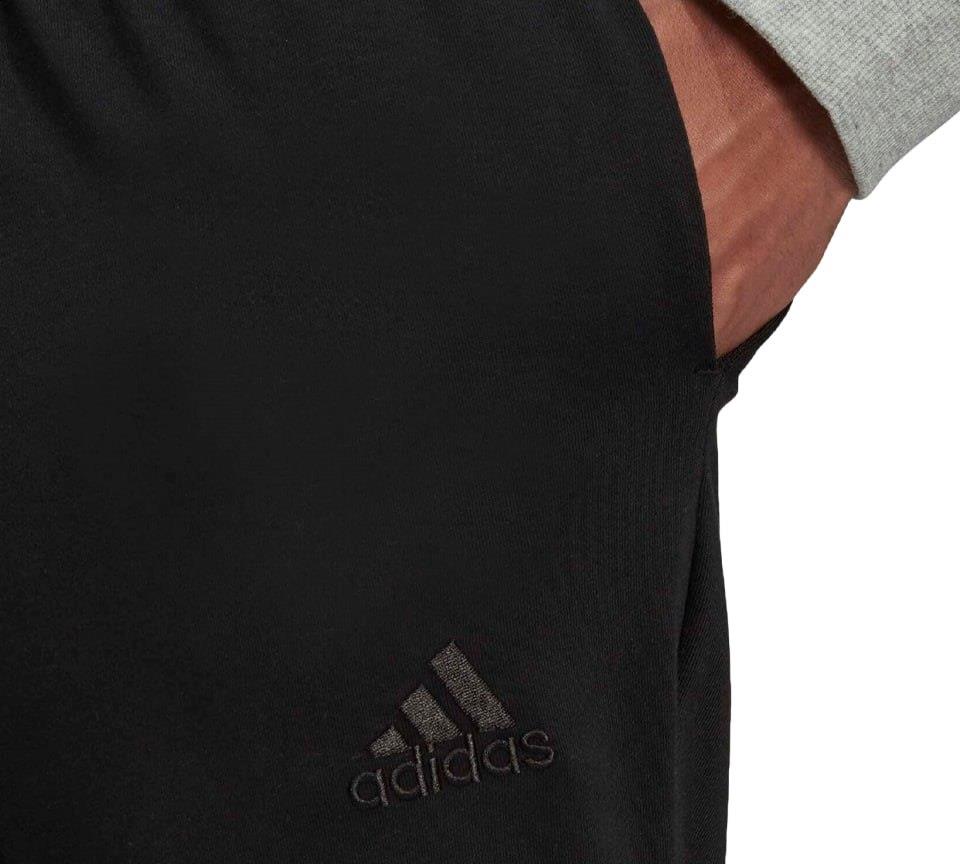 Adidas Essentials French Terry Mens Tapered Elastic Cuff Logo Joggers Black UK M-XL