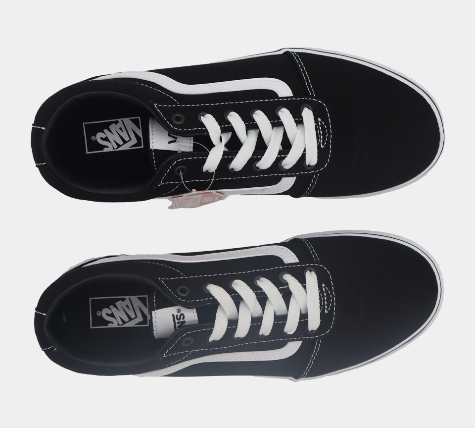 Vans Unisex Platform Old Skool Trainers Shoes Black/White UK 3-8