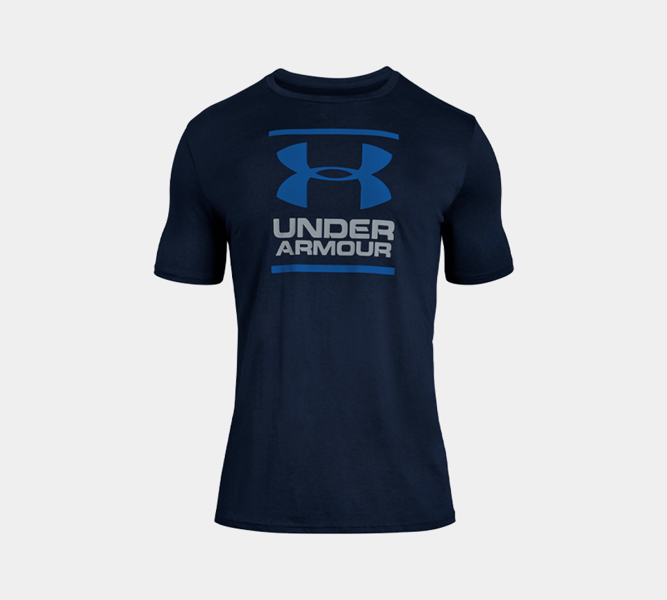 Under Armour GL Foundation Short Sleeve T-Shirt Mens Black White Grey Navy Tee UK S-XL