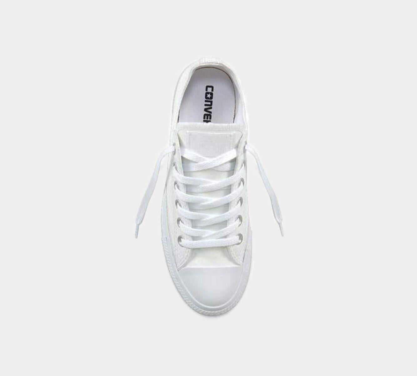Converse Chuck Taylor All Star Ox Low Top Womens Trainers Shoes White UK 3-8
