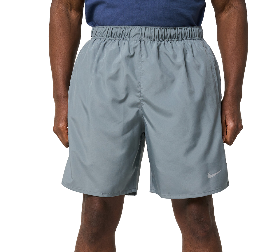 Nike Challenger 7 Inch Mens Shorts Black and Grey UK S-2XL
