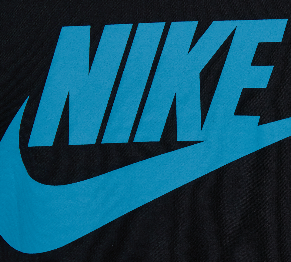 Nike Multi Logo Tee Mens White Grey Blue Short Sleeve Crew Neck T-Shirt UK S-2XL