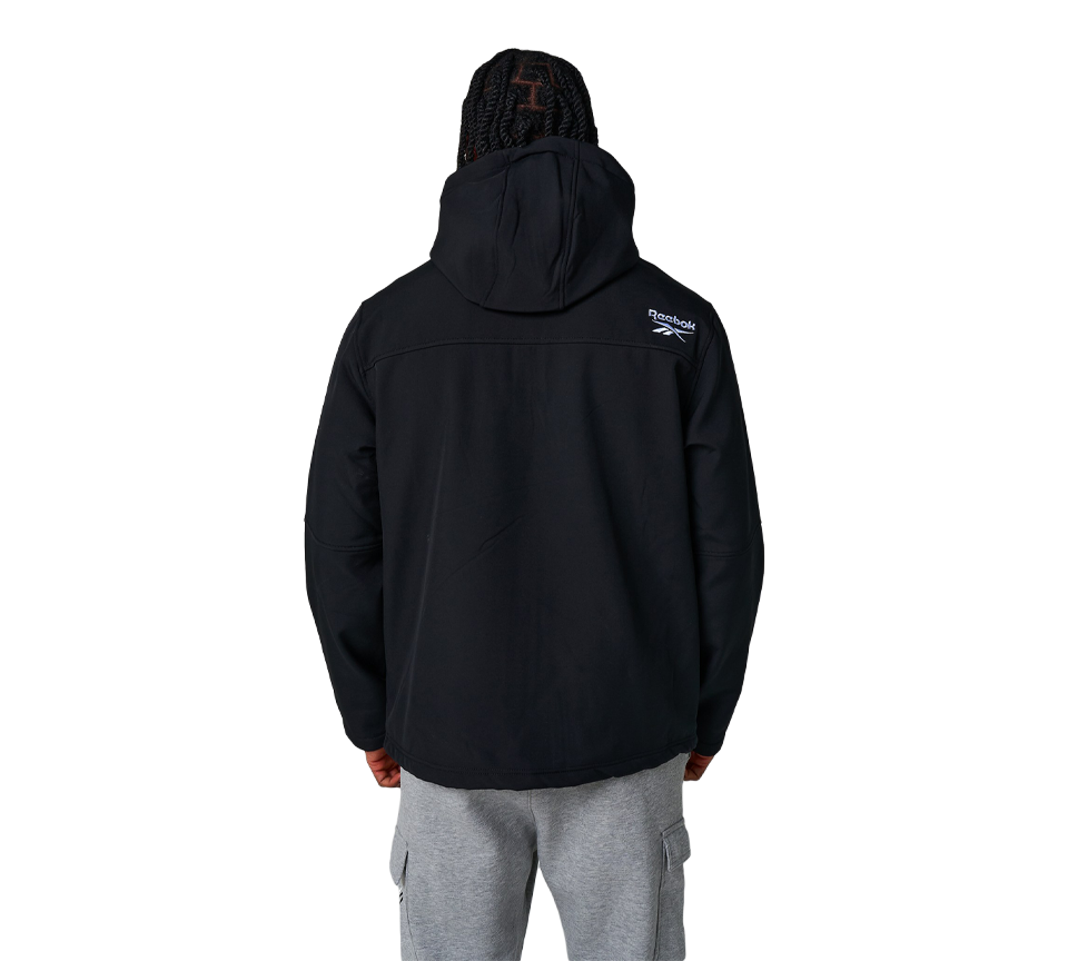 Reebok Soft Woven Shell Jacket Black UK S-2XL