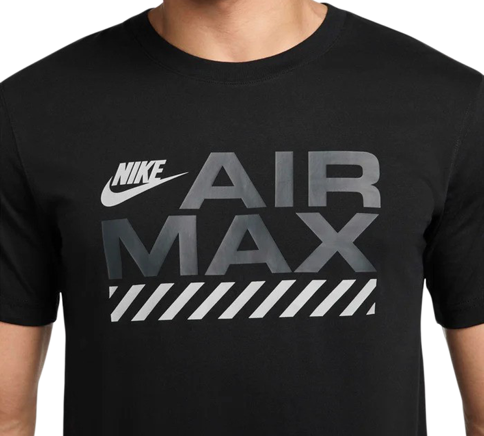 Nike Sportswear Air Max Tee Mens Black and White Short Sleeve T-Shirt UK S-XL