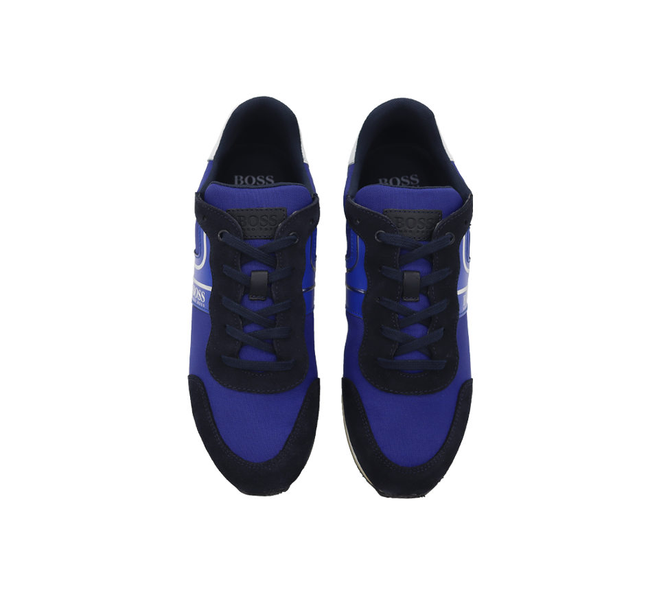 Hugo Boss Kids Wear Boys Trainers Shoes Blue UK 10-7.5