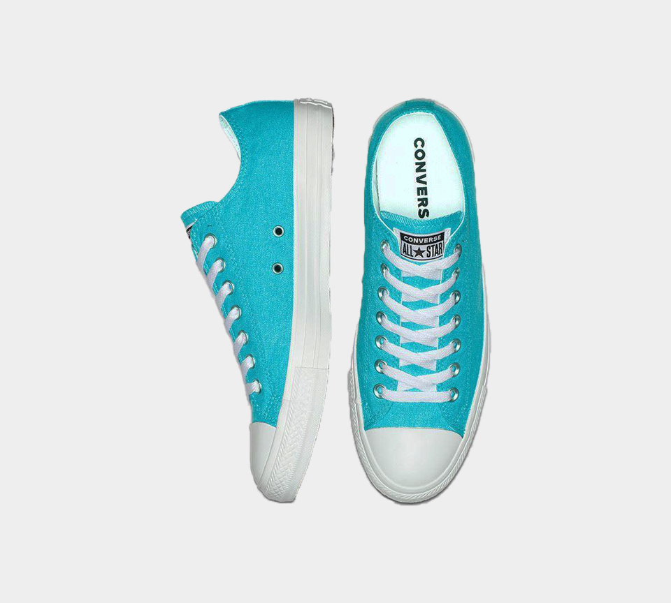 Converse Chuck Taylor All Star OX Gnarly Blue Womens Trainers Shoes - UK 3-8