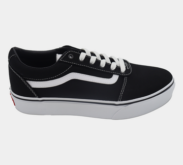 Vans Unisex Platform Old Skool Trainers Shoes Black/White UK 3-8