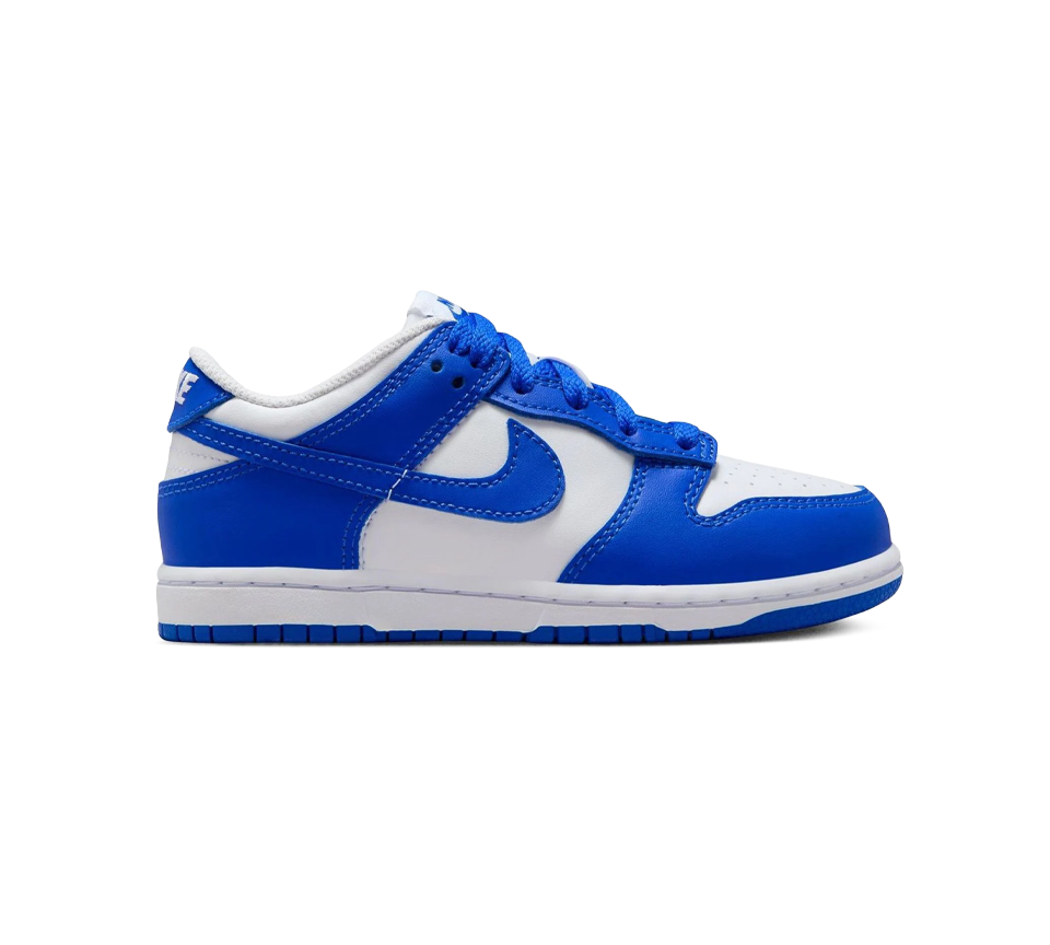 Nike Dunk Low Trainers White/Hyper Royal UK 10C-UK 2Y