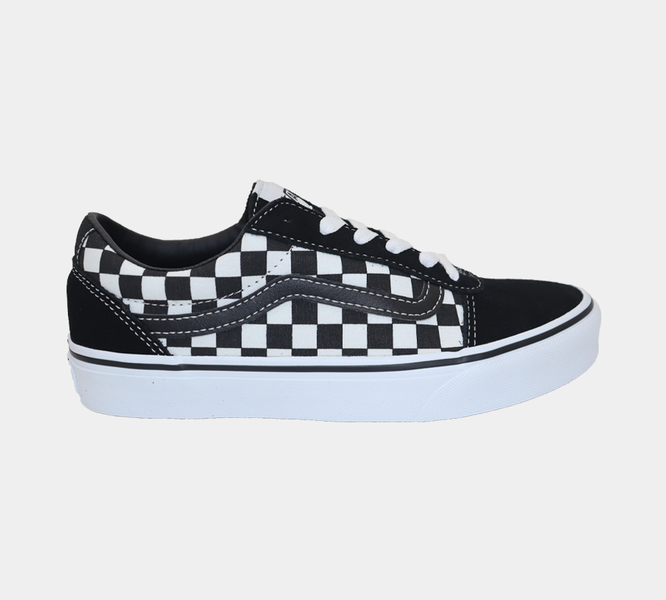 Vans Ward Reflective Flame Kids Girls VN0A38J9PVJ1 Shoes UK 10-13/1-6