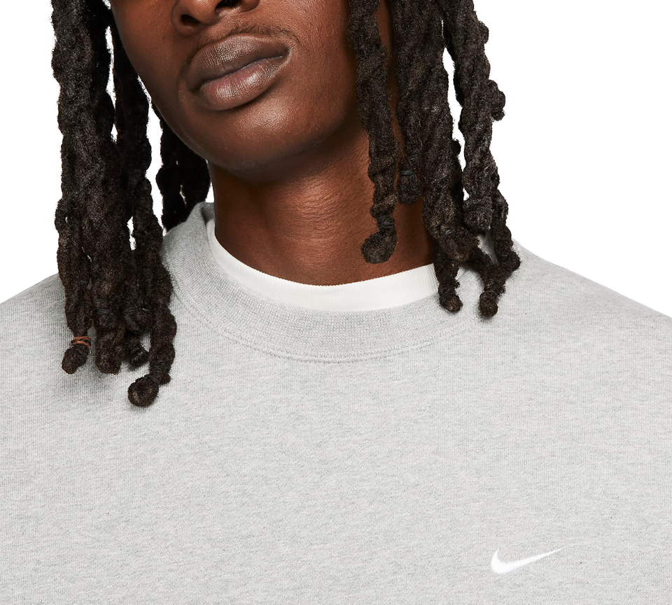 Nike Solo Swoosh Fleece Crew Sweatshirt UK XS-3XL