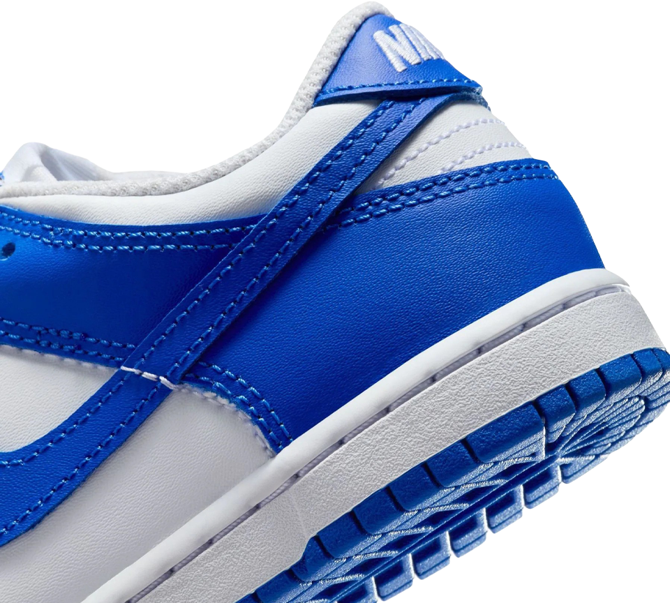 Nike Dunk Low Trainers White/Hyper Royal UK 10C-UK 2Y