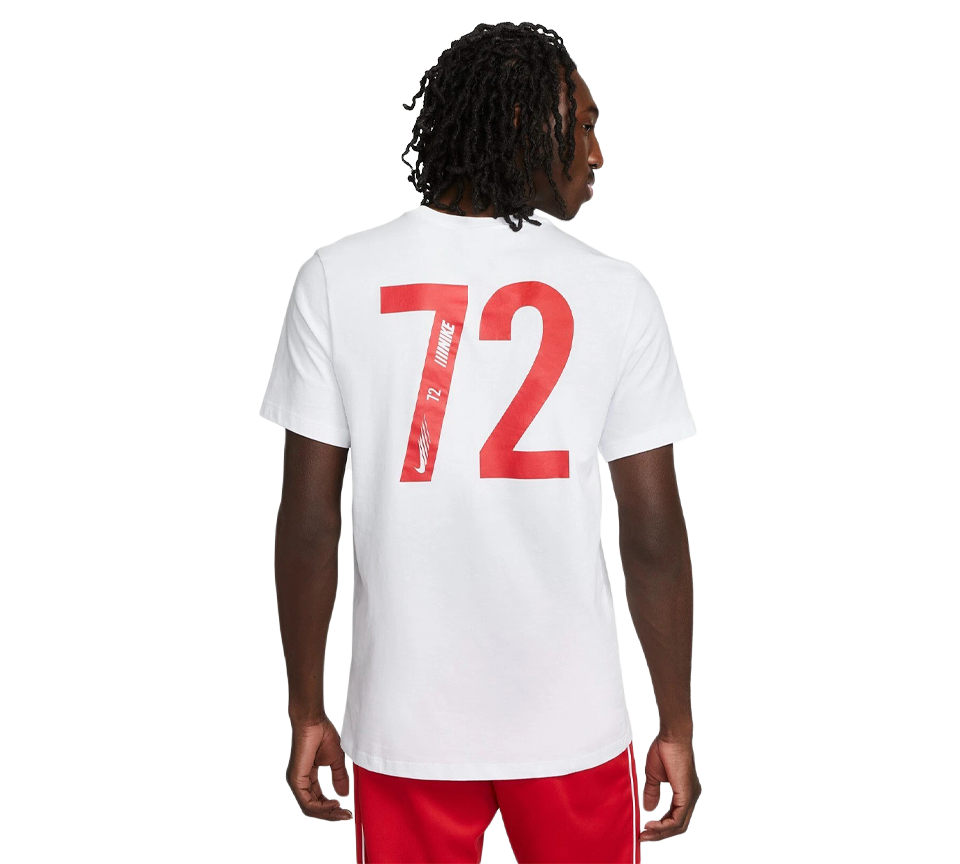 Nike Graphic 72 Tee White/Red UK S-XL