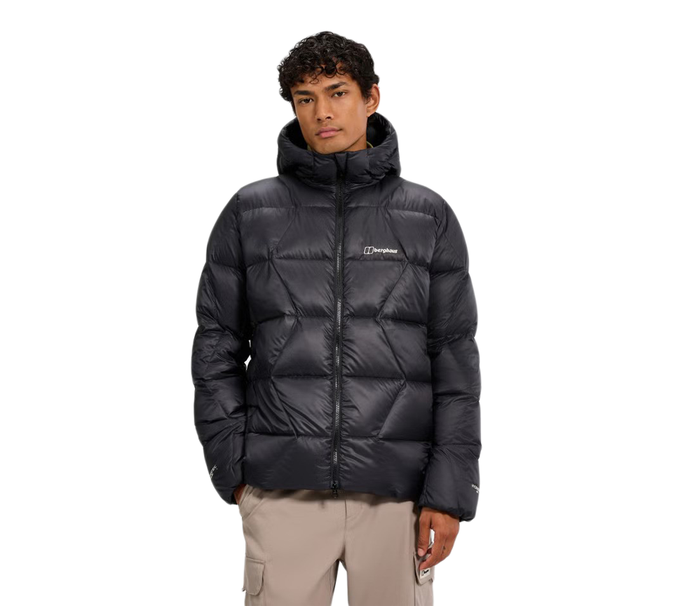 Berghaus Explorer Down Jacket for Mens Black Natural UK S-2XL