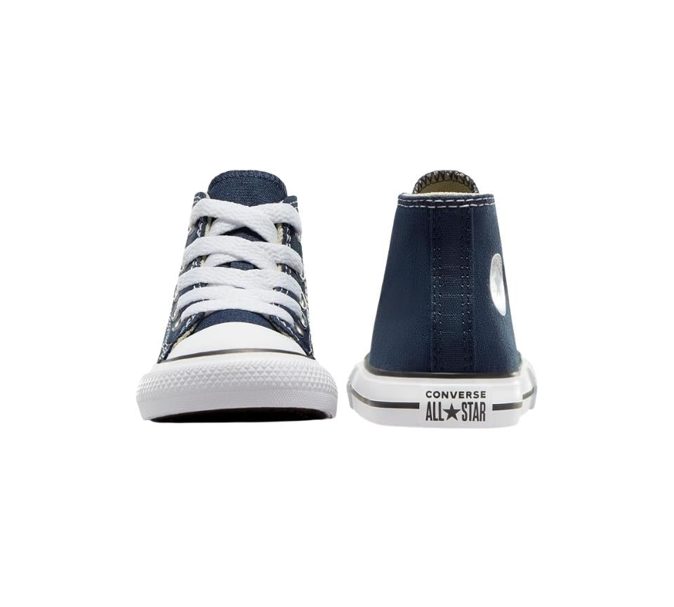 Converse Chuck Taylor All Star Classic High Tops Navy Kids Trainers UK ...