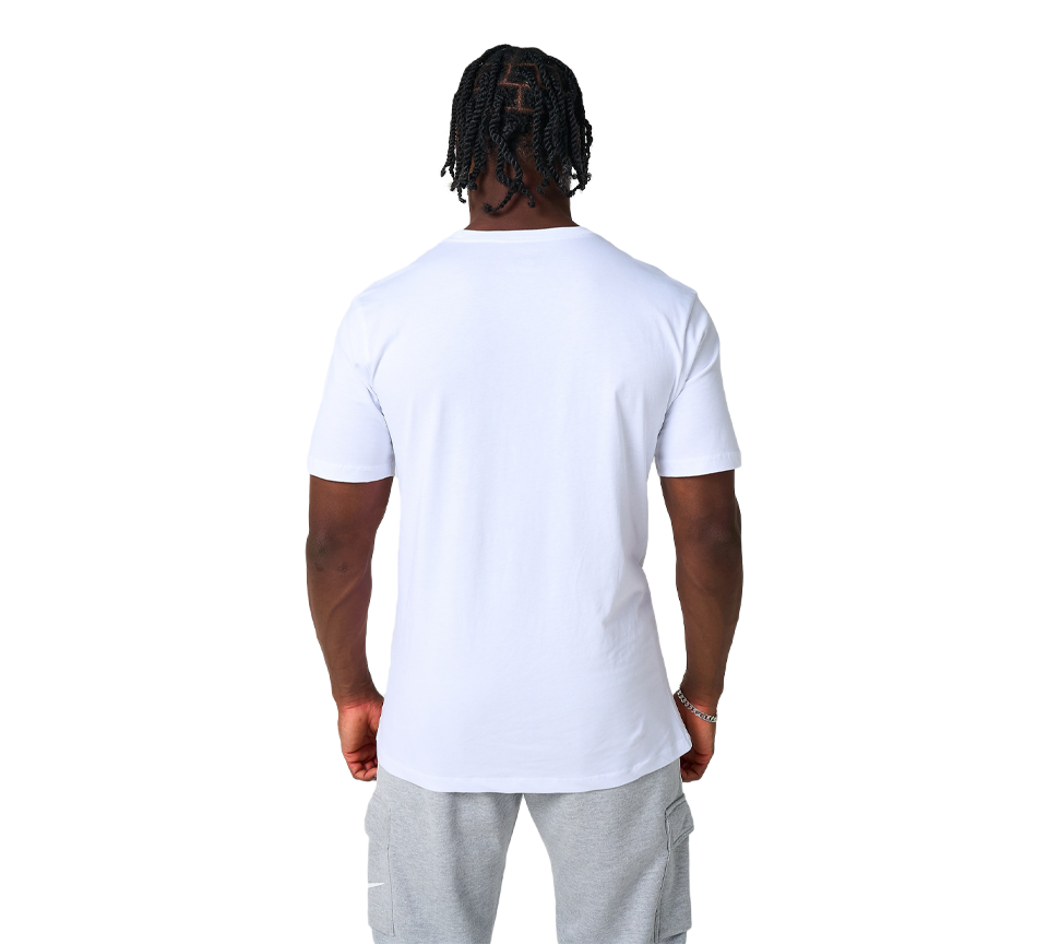 Nike Stack Logo Tee Mens Black and White Short Sleeve Crew Neck T-Shirt UK S-2XL