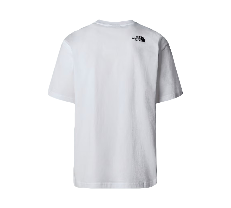TNF Simple Dome Tee Mens Black White Short Sleeve T-Shirt UK S-XL