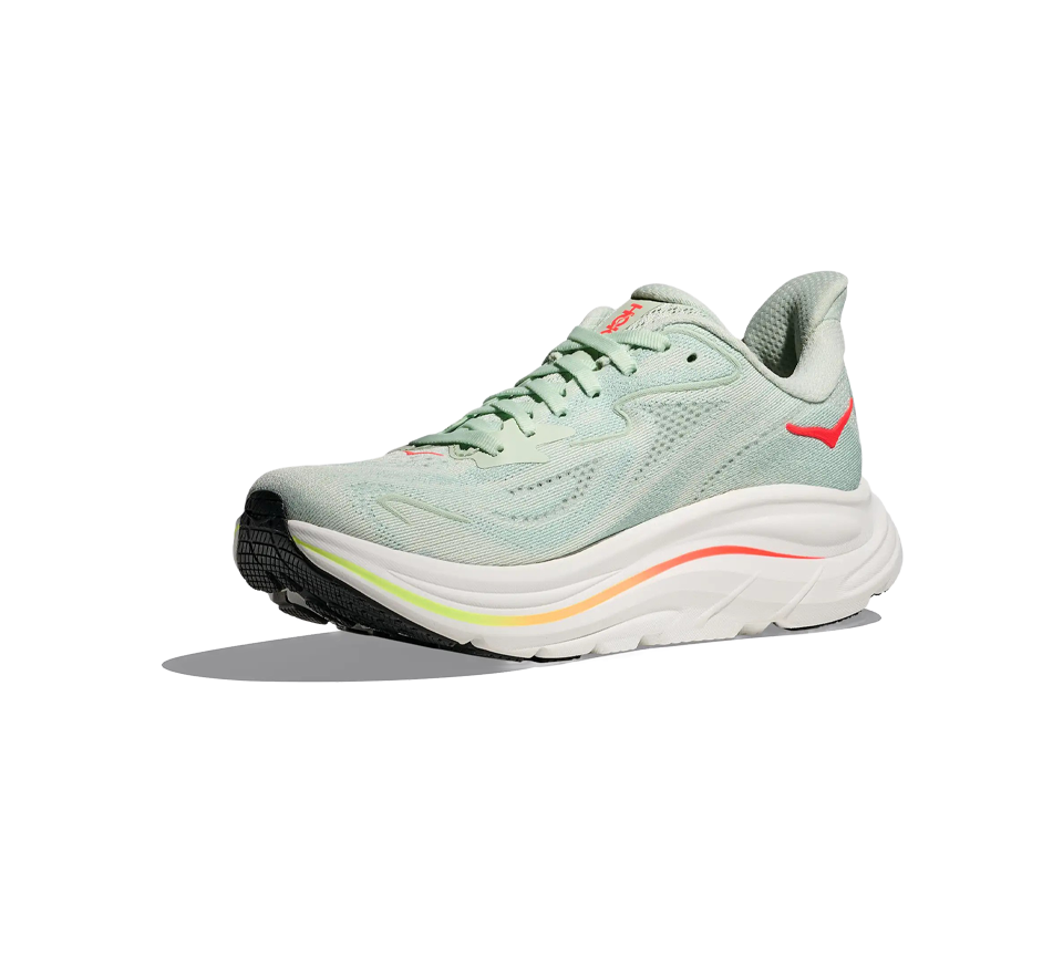 Hoka Clifton 10 Running Shoes Lightweight Cushioning & Comfort Trainers - Multi Colours