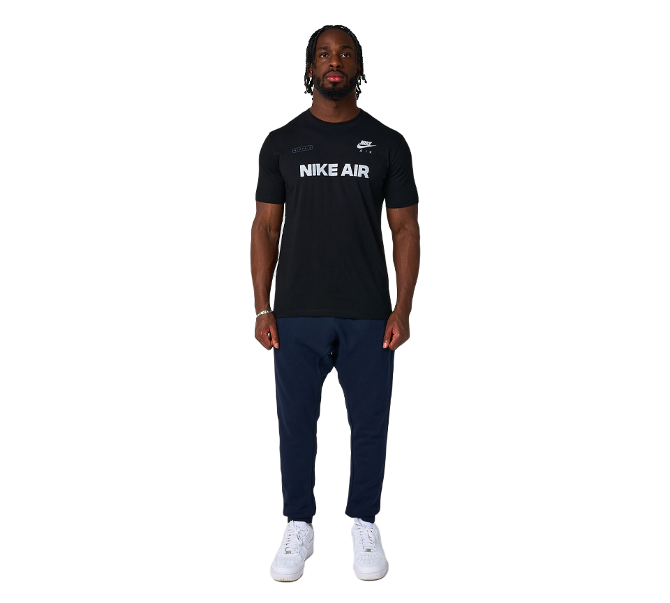 Nike Air Max Tee Mens Black Short Sleeve Crew Neck T-Shirt UK S-XL