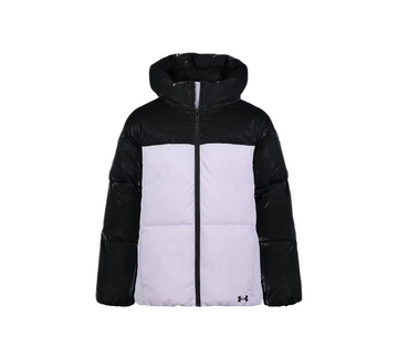 Under Armour Prime Vol Puffer Junior Girls Black/Purple UK S-XL