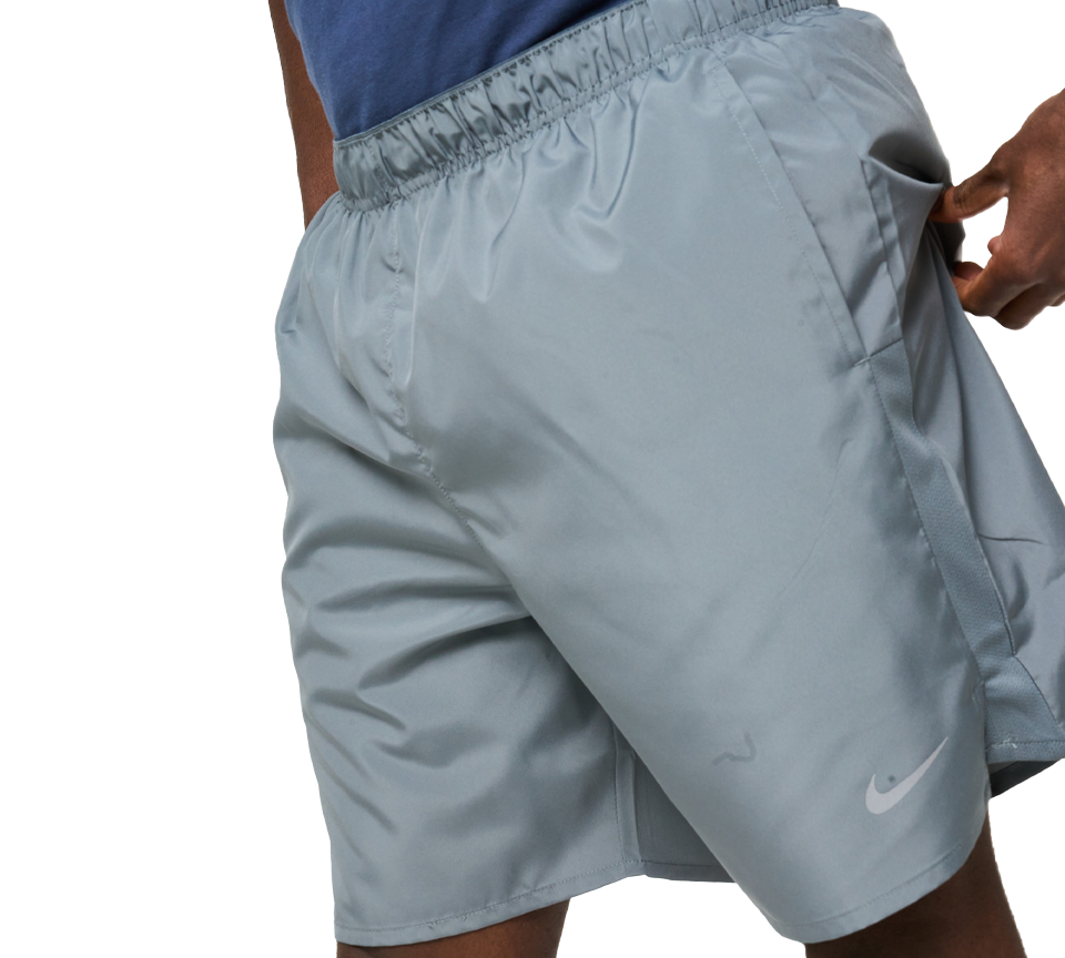 Nike Challenger 7 Inch Mens Shorts Black and Grey UK S-2XL