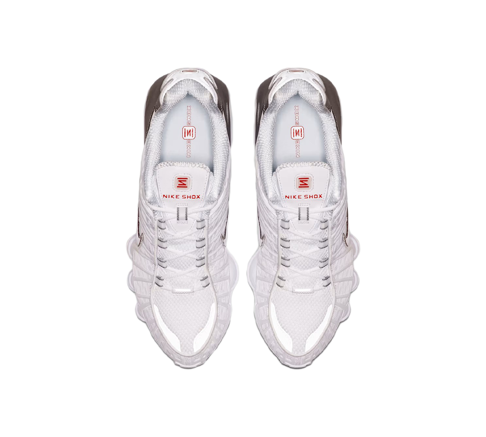 Nike Shox TL Black Hematite White Metallic Silver Trainers Shoes UK 6-12