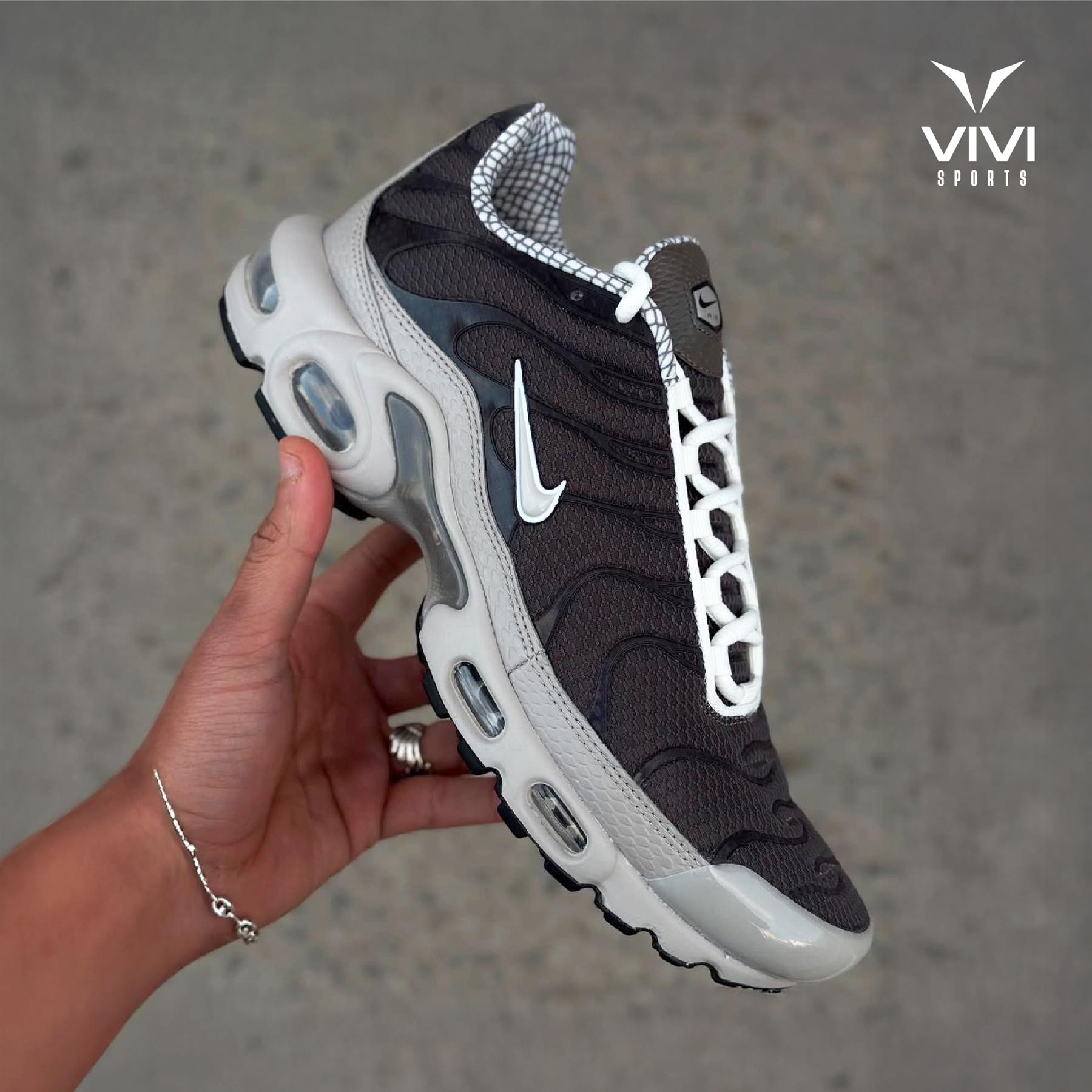Nike Air Max Plus Cave Stone White Grey Shoes - UK 6-12