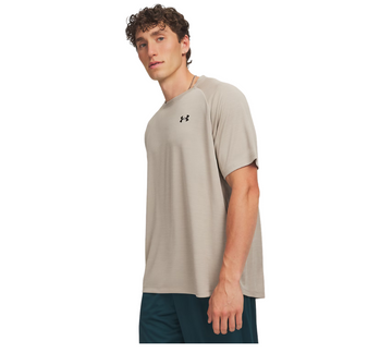 Under Armour Tech Textured Short Sleeve Tee Beige UK S-2XL