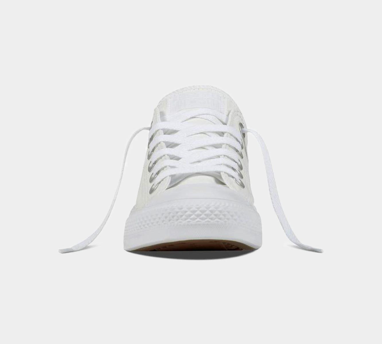 Converse Chuck Taylor All Star Ox Low Top Womens Trainers Shoes White UK 3-8