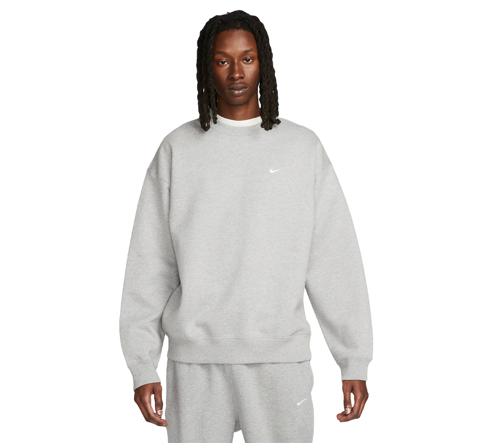 Nike Solo Swoosh Fleece Crew Sweatshirt UK XS-3XL