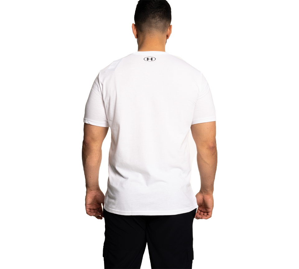 Under Armour Foundation T-Shirt Mens Black White Grey Short Sleeve Crew Neck Tee UK S-2XL