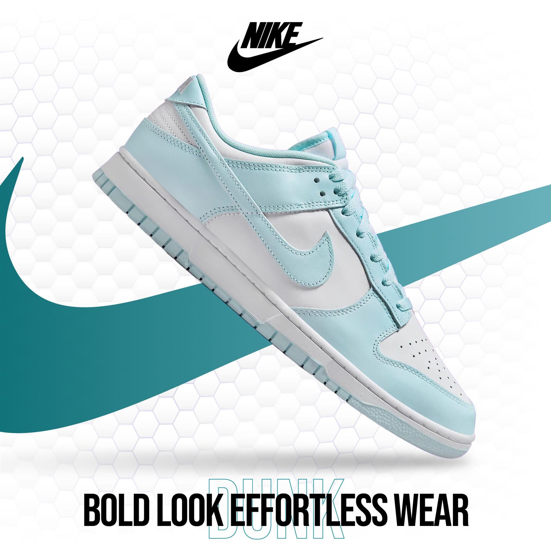 Nike Dunk Low (GS) White Blue UK 3-6