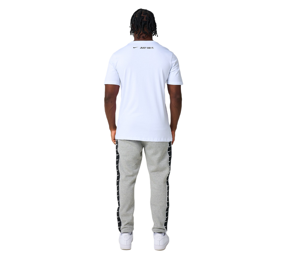 Nike Air Swoosh T Shirt Mens Casual Black and White Crew Neck Short Sleeve Tee UK S-2XL