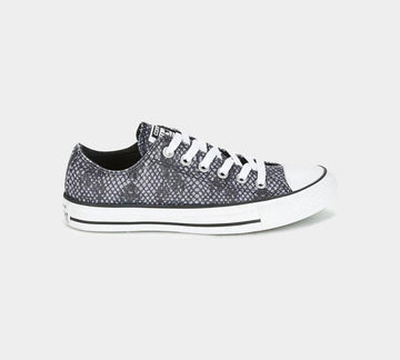 Converse CTAS Shark Print Trainers Green/White & Black/White Shoes UK 3-8