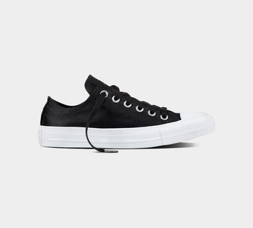 Converse CTAS OX Women's Black Canvas Sneakers Low Top UK 3-8