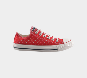 Converse CTAS OX Gym Red Womens Low Top Sneakers UK 3-8