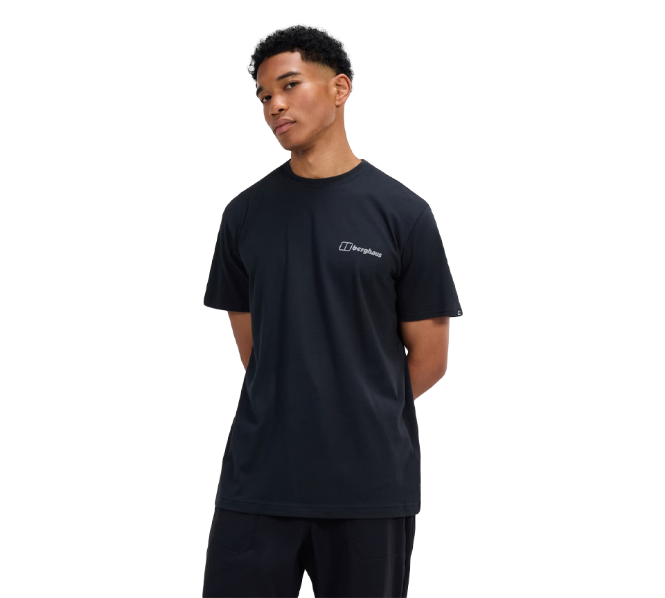 Berghaus Men's Grappled Tee Black UK S-2XL